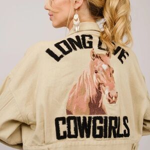 Long Live Cowgirls Crop Jacket Large